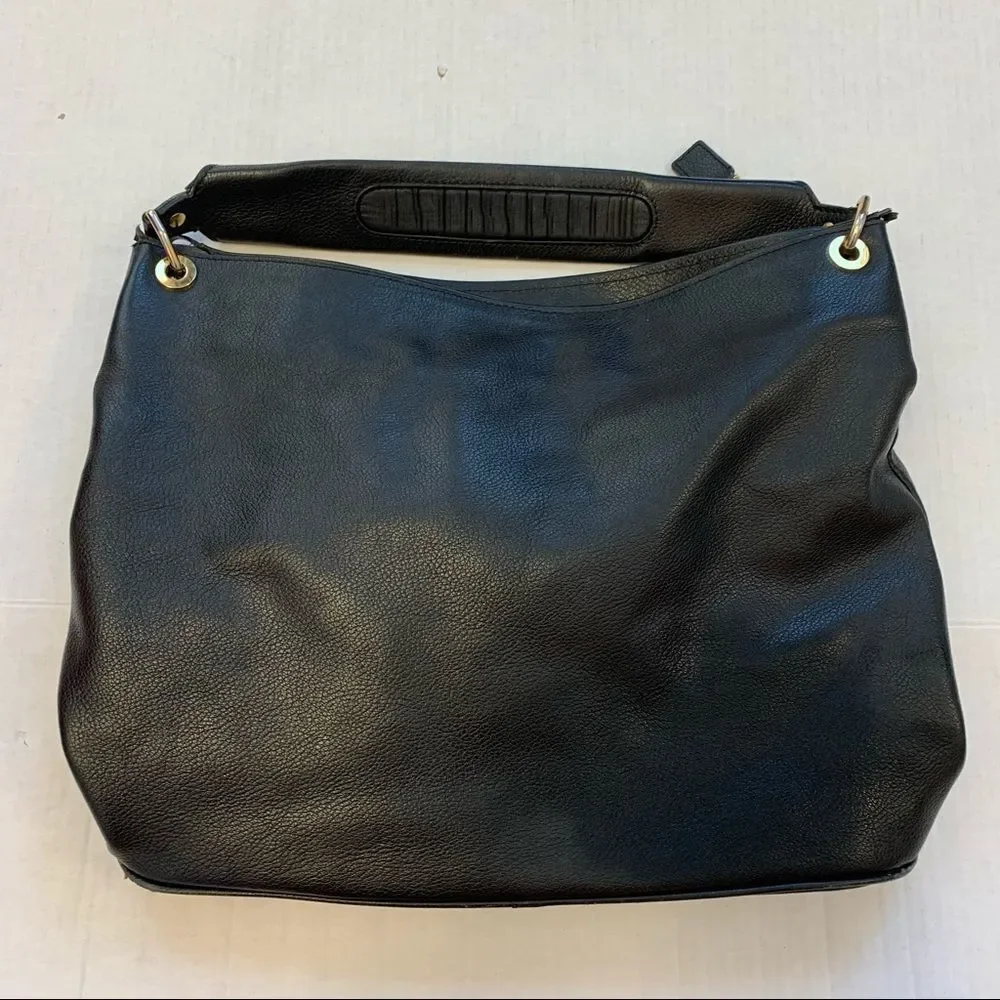 TOM Ford Nina Black Calfskin Hobo Bag